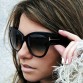 New Fashion Brand Designer Cat Eye Women Sunglasses Sun Glasses Big Size Cateye Tom 2017 Vintage Oversize Female Gradient Points